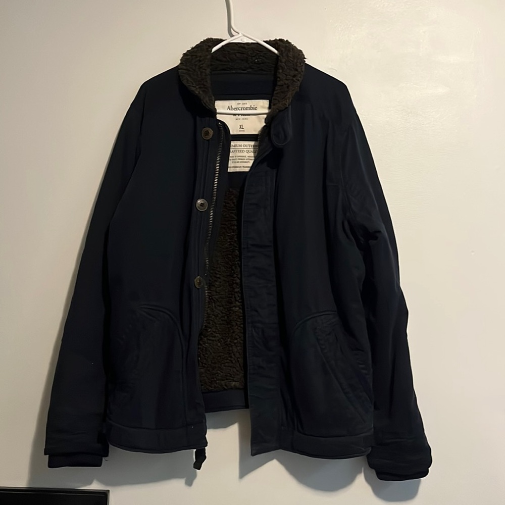 Abercrombie & Fitch Navy blue jacket